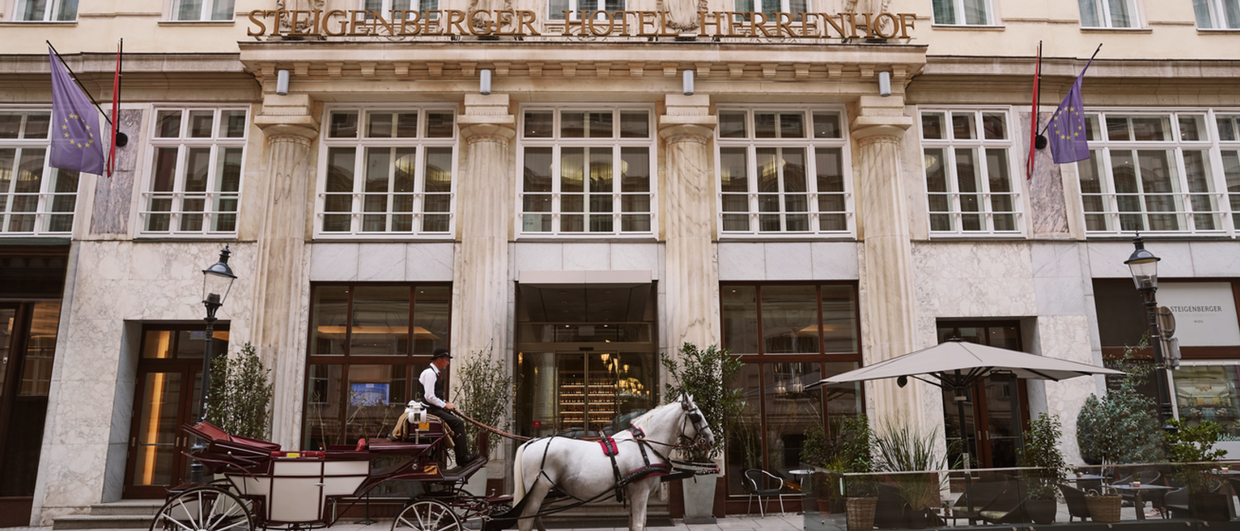 Vue extérieure, Steigenberger Hotel Herrenhof, Vienne(c)Deutsche Hospitality