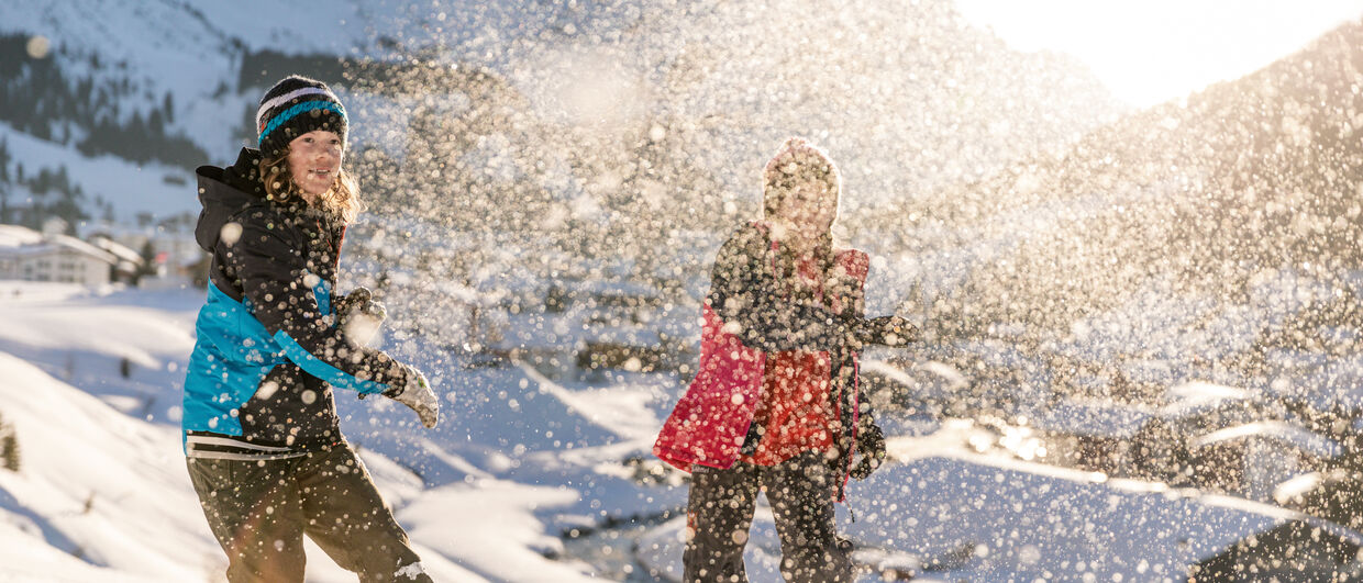Familienurlaub im Winter in Lech am Arlberg