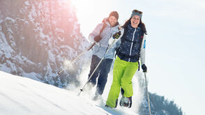 Schneeschuhwander*innen im Kaiserwinkl in Tirol