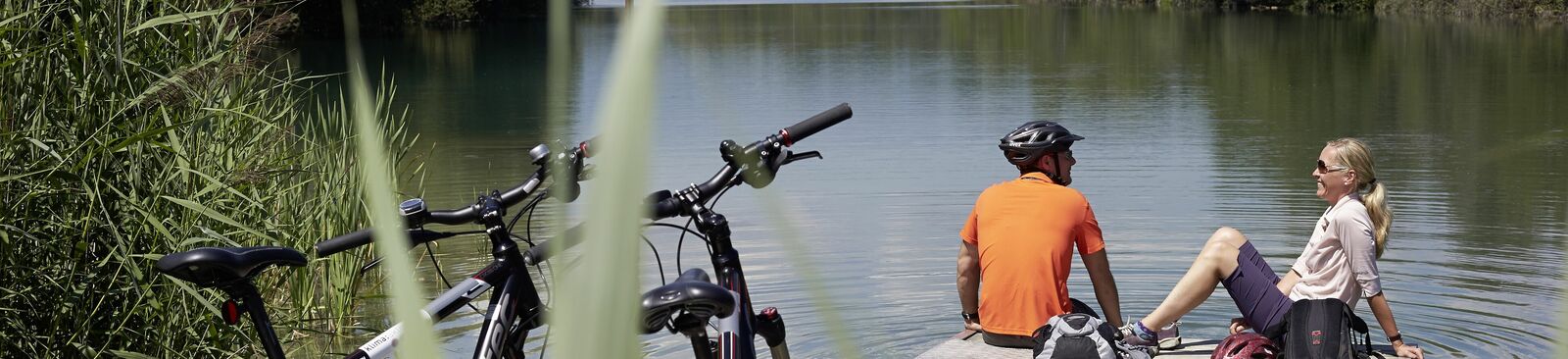 Ideal für eine kurze Pause: die Badeplätze am Alten Rhein