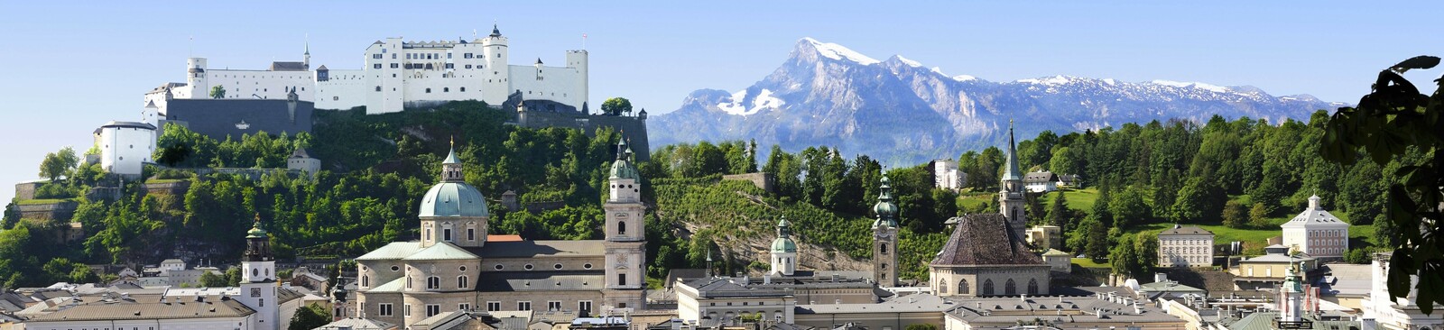 Blick auf die Festung Hohensalzburg
