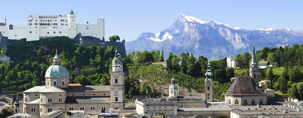 Blick auf die Festung Hohensalzburg
