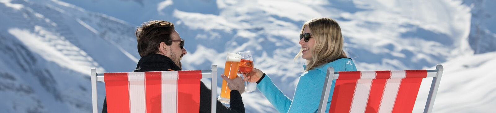 Frühlingswonne unter der Gletschersonne am Hintertuxer Gletscher