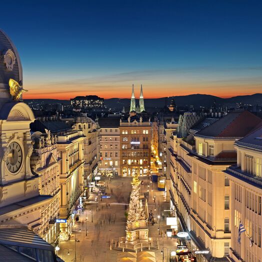 Blick auf den Graben
