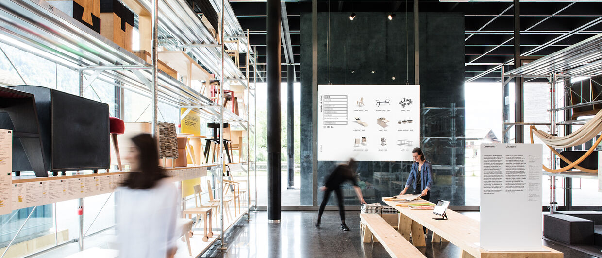 Das Werkraumhaus in Andelsbuch, Ausstellung "Archiv der Formen" 2017
