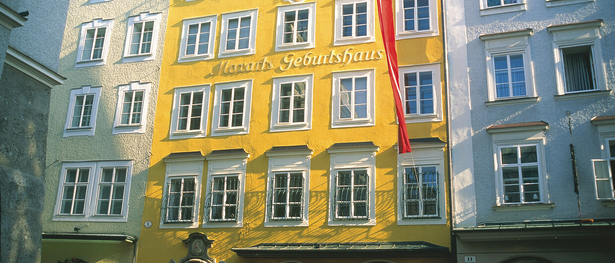 Geburtshaus von W.A. Mozart in Salzburg, Getreidegasse