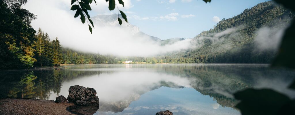 Bergseenduo in der Abgeschiedenheit: der Vordere und der Hintere Langbathsee