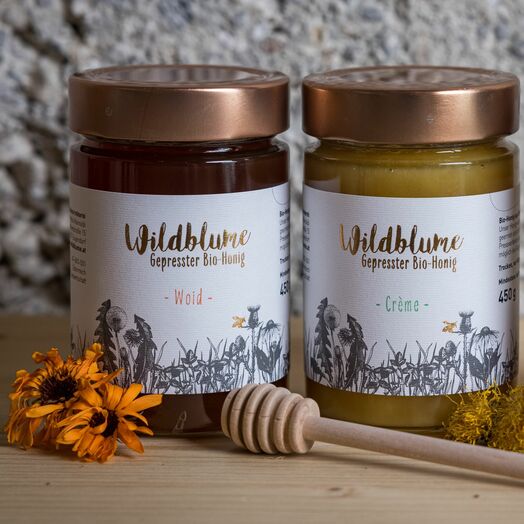 Honig-Spezialitäten der Wildblume Bio-Imkerei