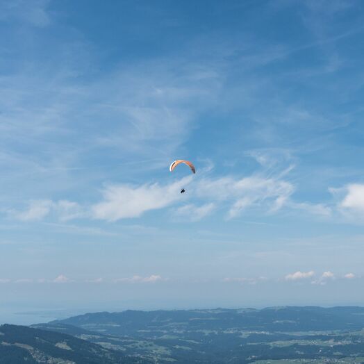 Vorarlberg: Paragleiten im Fluggebiet Niedere
