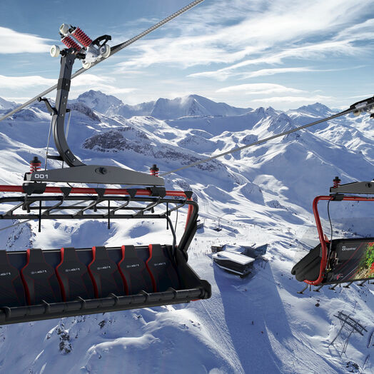 Nowa kolejka krzesełkowa Velilleckbahn to najszybsza kolejka krzesełkowa w Silvretta Arena