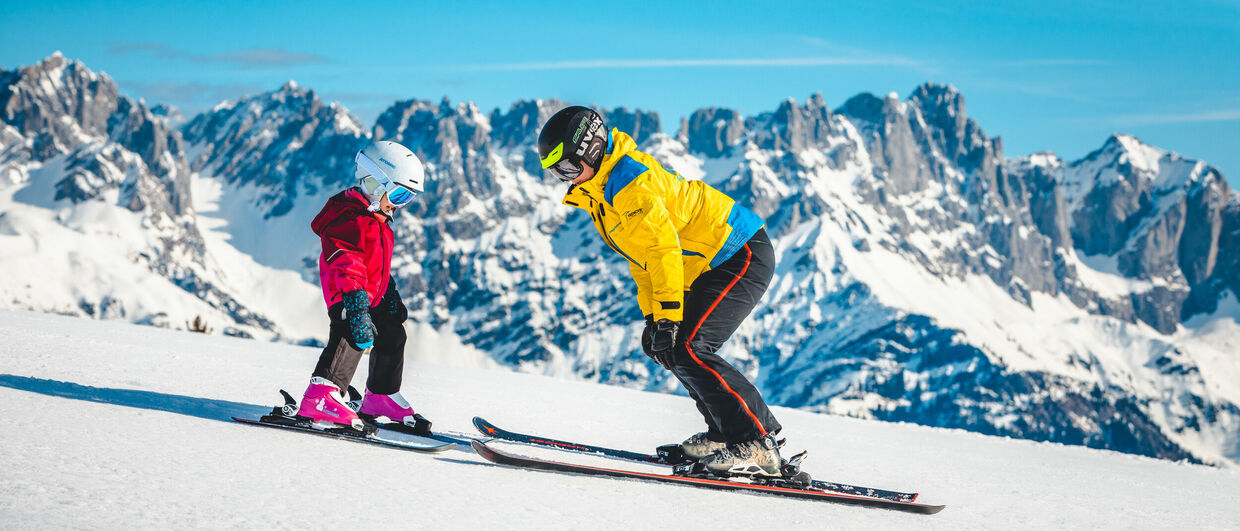 Skifahren mit Kindern
