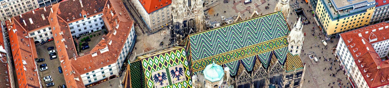 Stephansdom Wien Luftaufnahme